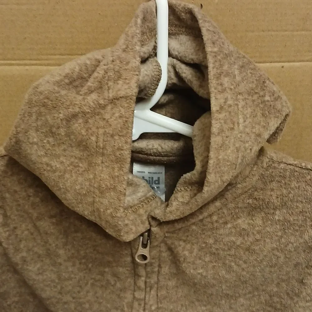 🕳🩷CHILD OF MINE Boys 18M Hooded Sweatshirt Jacket. Brown